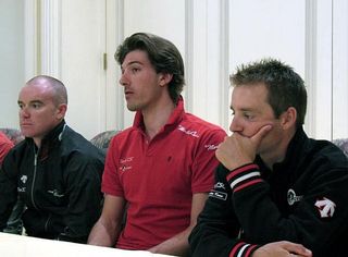 The three team captains for Flanders: