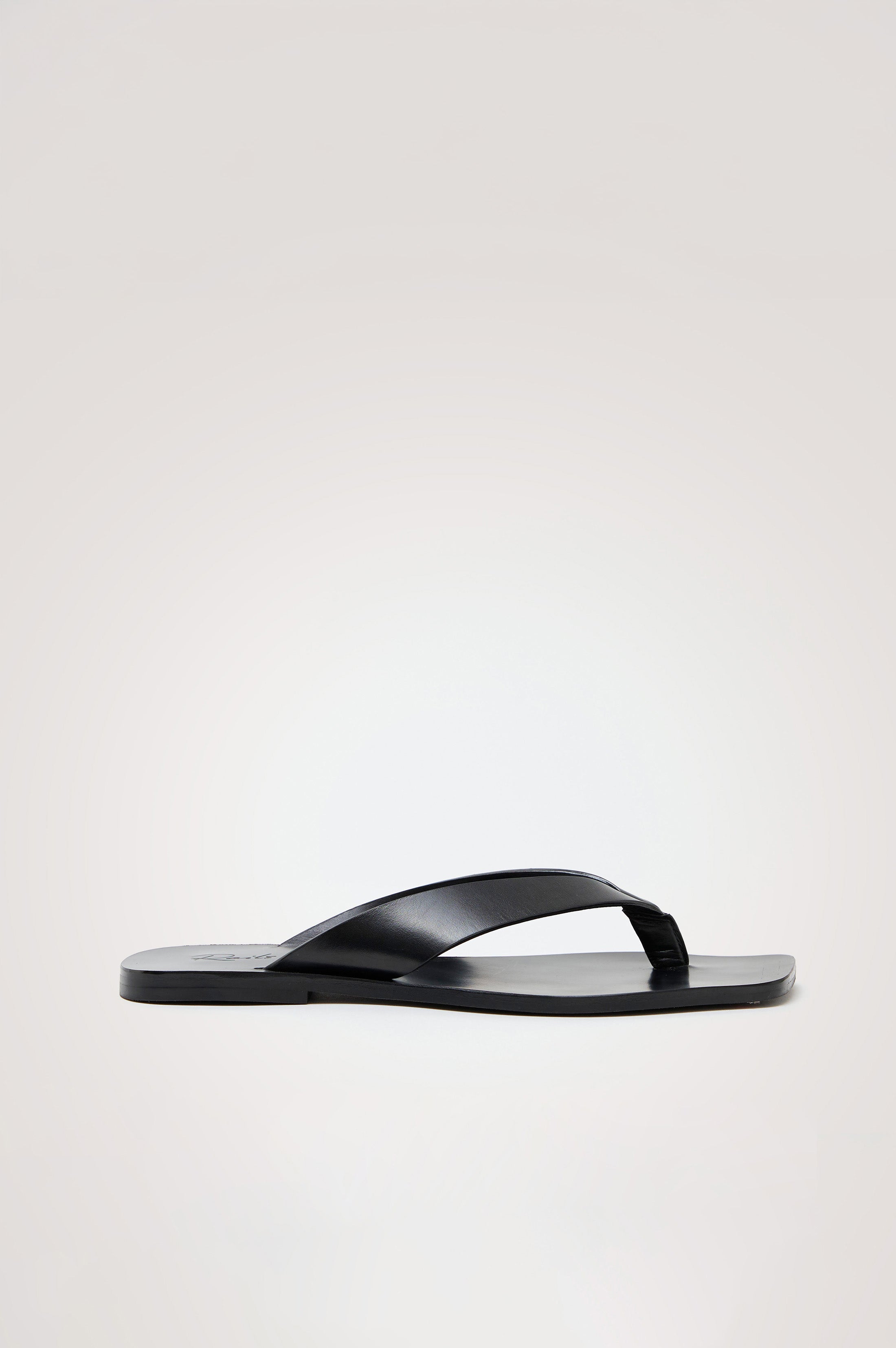 Porto Sandal - Black Leather