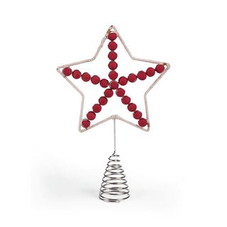 The Holiday Aisle® Christmas Tree Topper With Jute Star Tree Topper | Wayfair