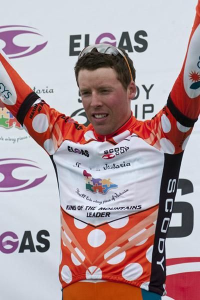 Tasmanian Tom Robinson (Genesys Wealth Advisers) remains in the Tourism Victoria King of the Mountains jersey after the seventh stage.