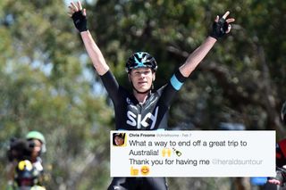 Chris Froome follow on twitter