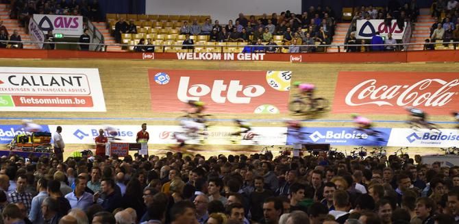 Once again there were big crowds at the Kuipke velodrome