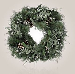 white company christmas wreath