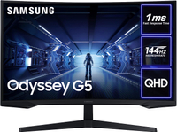 Samsung Odyssey G5 LC27G55TQBUXXU 27-inch Curved Gaming Monitor: was