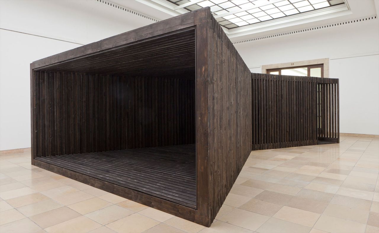 Installation view of David Adjaye&#039;s exhibition at Munich&#039;s Haus der Kunst, &#039;Form, Heft, Material&#039;