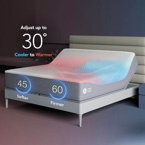 Smart gray bed