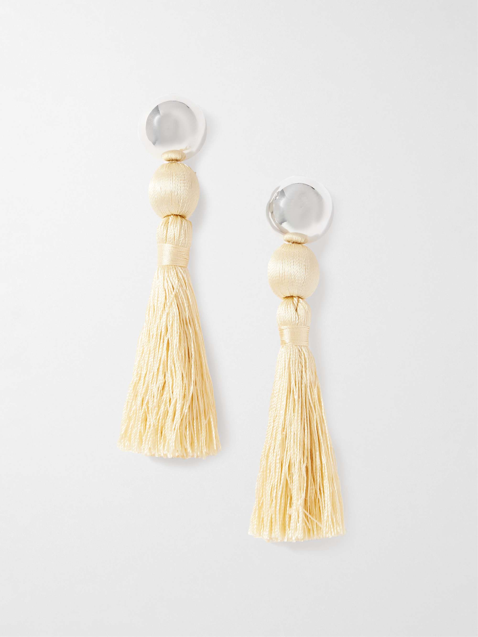 Venetian Tasseled Sterling Silver Earrings