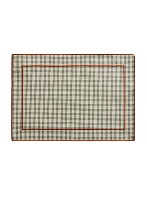 Check and Topstitched Placemat