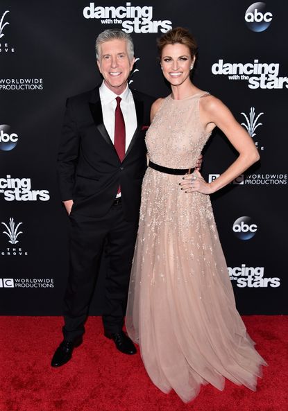 Tom Bergeron and Erin Andrews.