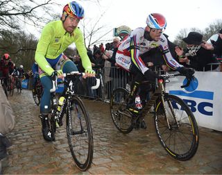 Peter Sagan did not cope well on the Kemmelberg at Ghent-Wevelgem in 2015. Photo: Graham Watson