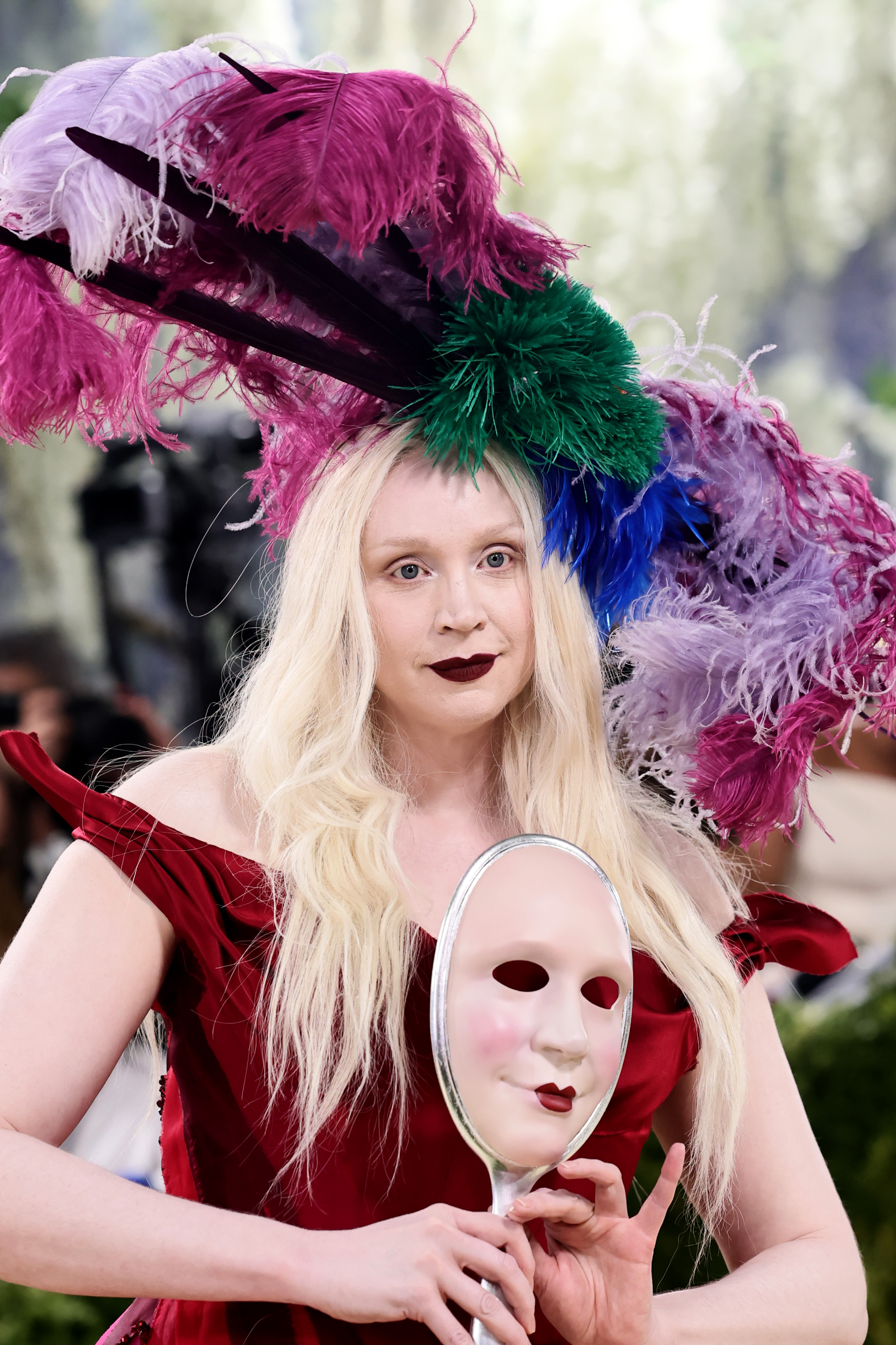 Gwendoline Christie attends the 2026 Met Gala celebrating "Costume Art" at the Metropolitan Museum of Art on May 04, 2026 in New York City.