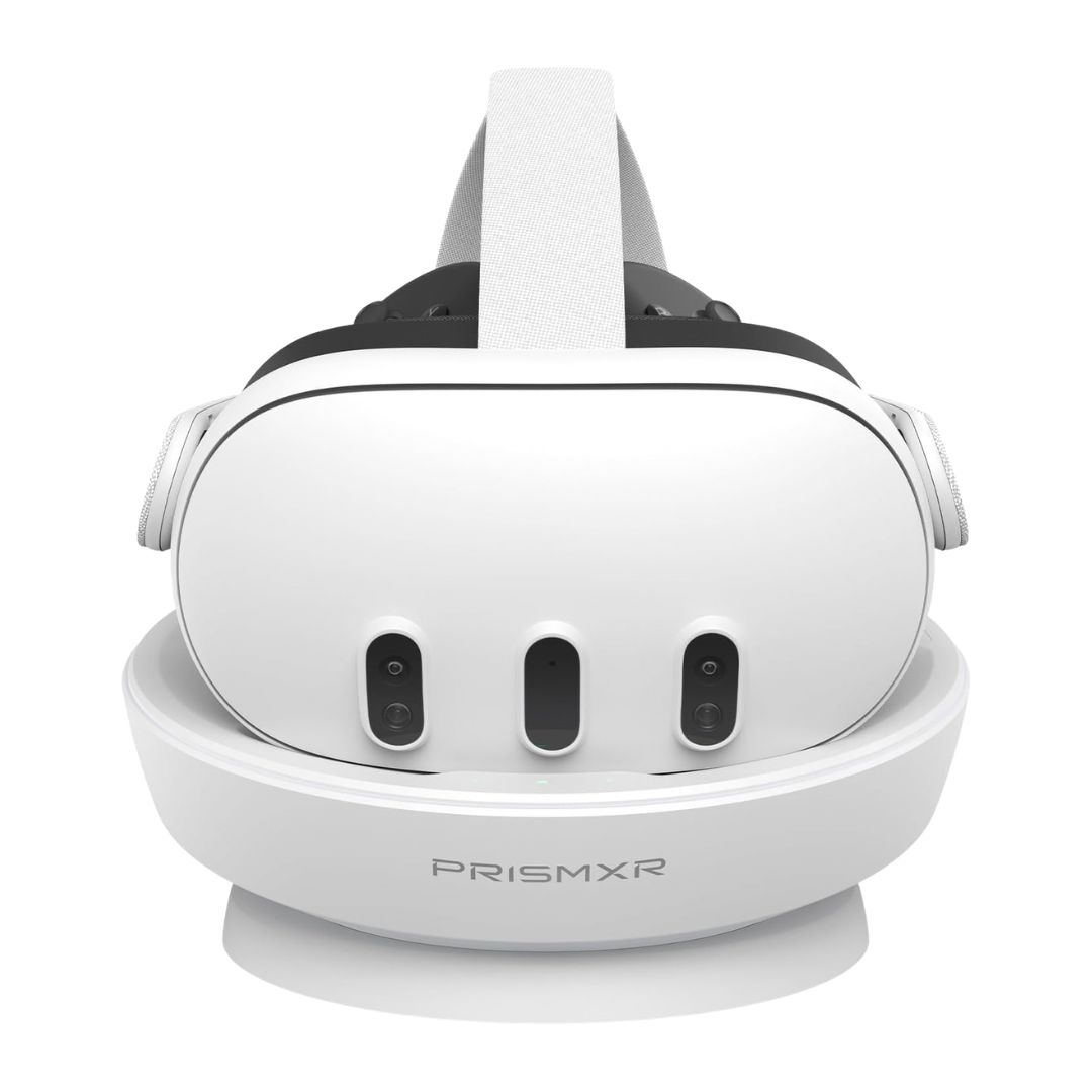 The PrismXR D1 Carina Charging Dock on a white background