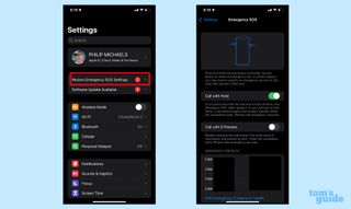 iOS 15.4 emergency sos