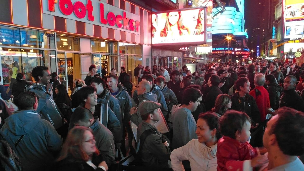 The NYC launch of Microsoft Surface and Windows 8