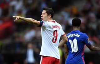 Poland, and their players like star striker Robert Lewandowski, pictured, had refused to play against Russia
