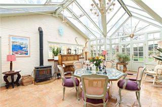 A reception room at Tyringham House