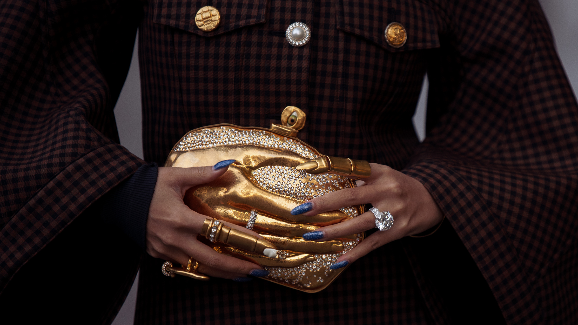 Press-on nails for christmas