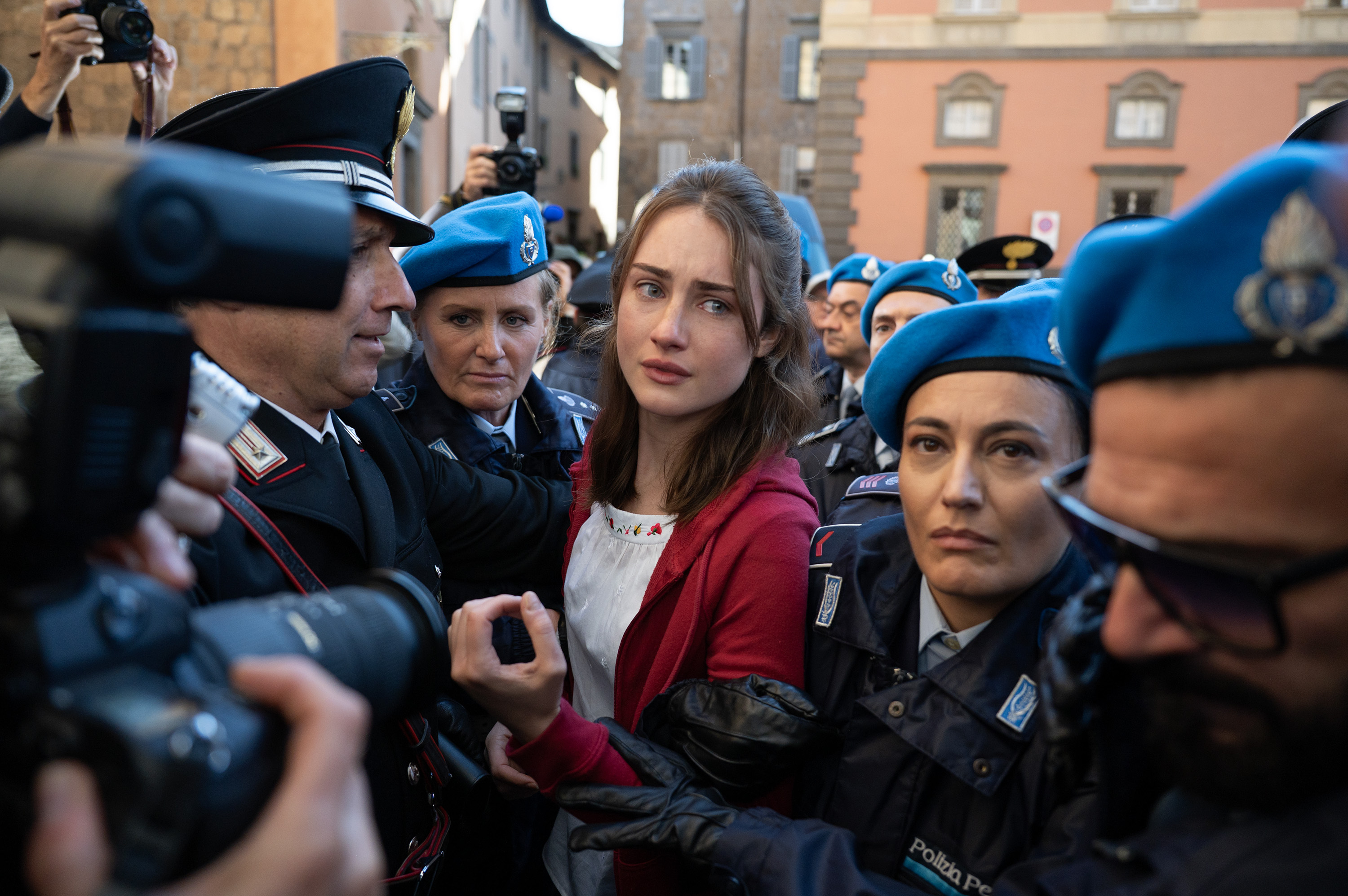 The Twisted Tale of Amanda Knox tells the story of an American student played by Grace Van Patten who is arrested for murder in Italy.
