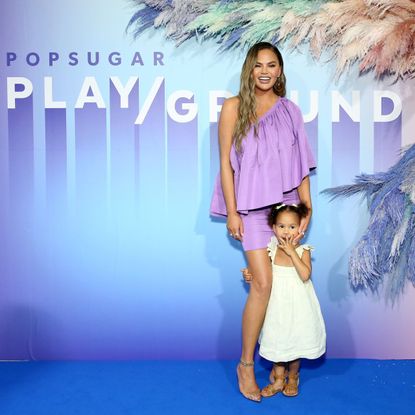 Chrissy Teigen and Luna