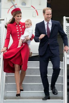Kate Middleton, Prince William and Prince George in New Zealand