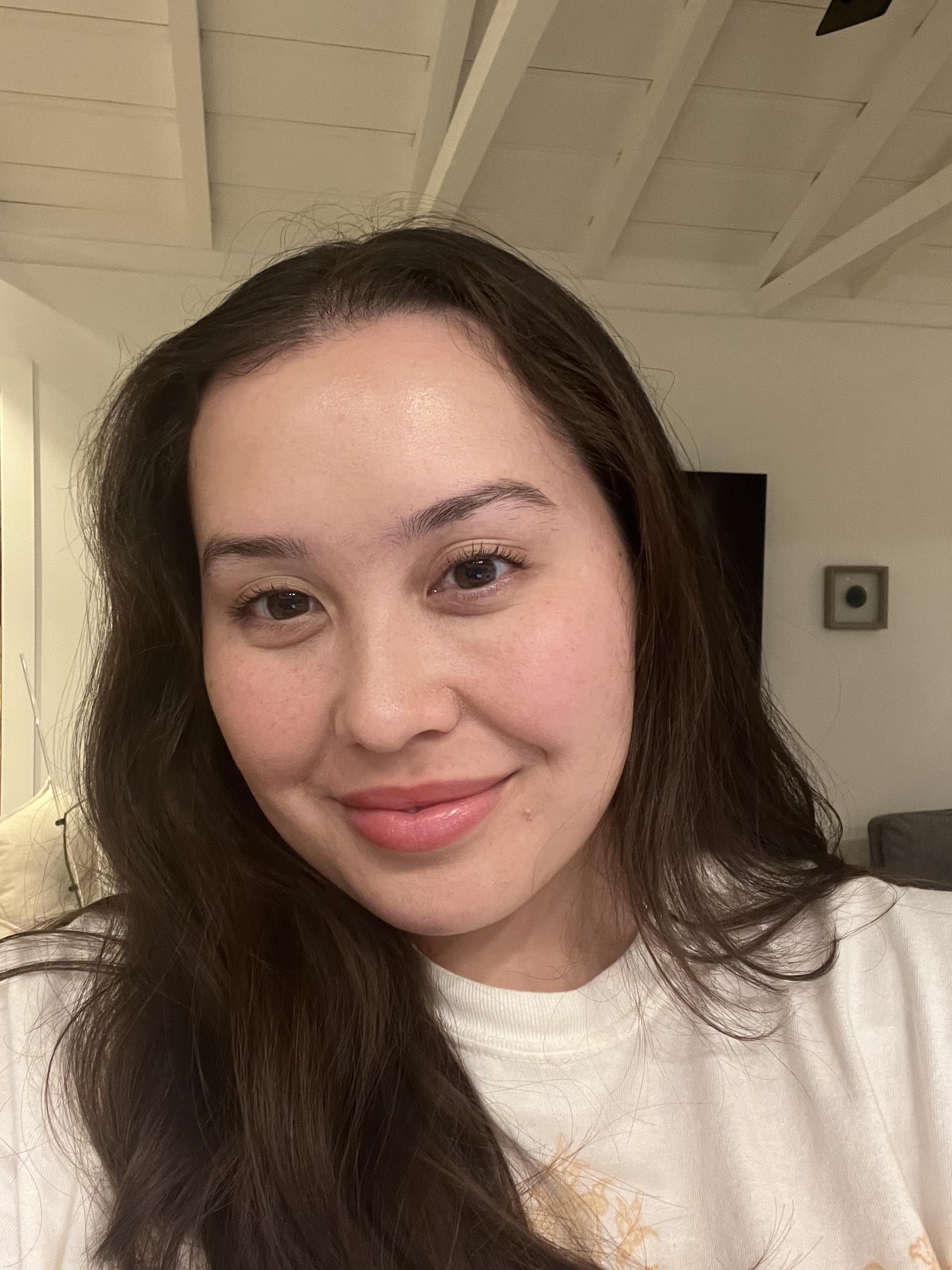 Catharine Malzahn testing E.l.f. Cosmetics Brow Laminating Gel