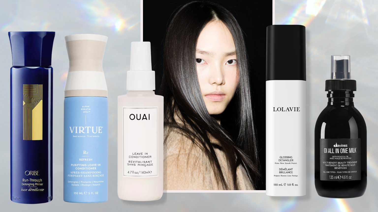 women with detangled hair