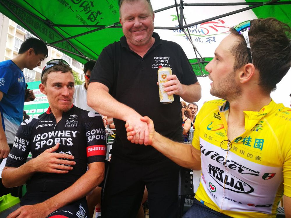 Jakub Mareczko (Wilier Triestina) success is recognised by his rivals