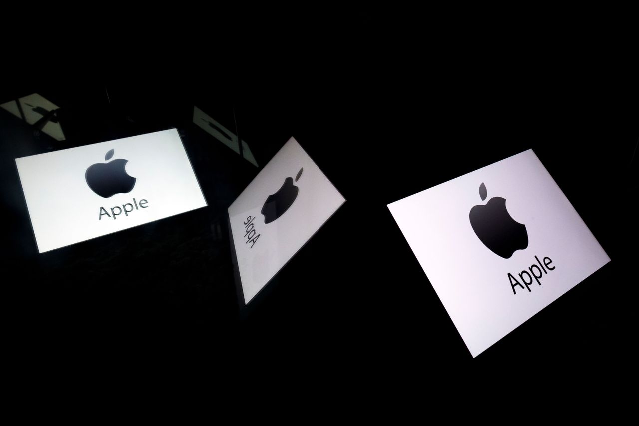 The Apple logo