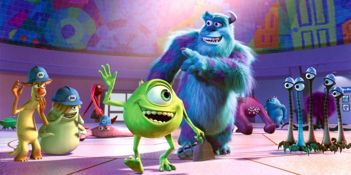 In Monster's Inc. (2001), Mike Wazowski says that Sully has been jealous of  his good looks since the 4th grade. This is a reference to Monster's  University (2013) when Sully and Mike