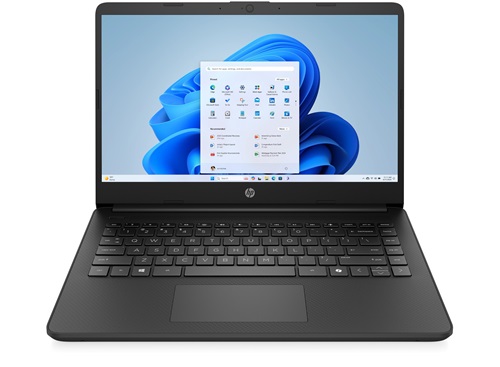 Hp 14&quot; Laptop - Intel® N150, 4 Gb, 128gb, Black With 1 Year Microsoft 365 Personal Subscription