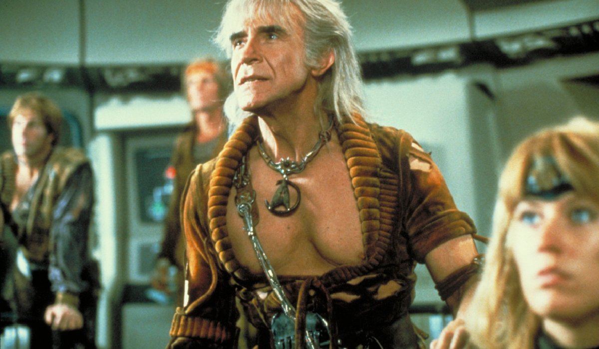 Star Trek II: The Wrath Of Khan Khan posed on the bridge