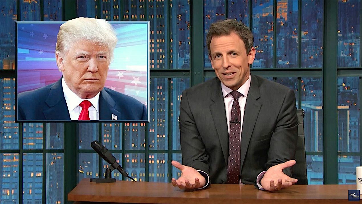 Seth Meyers bans Donald Trump from Late Night