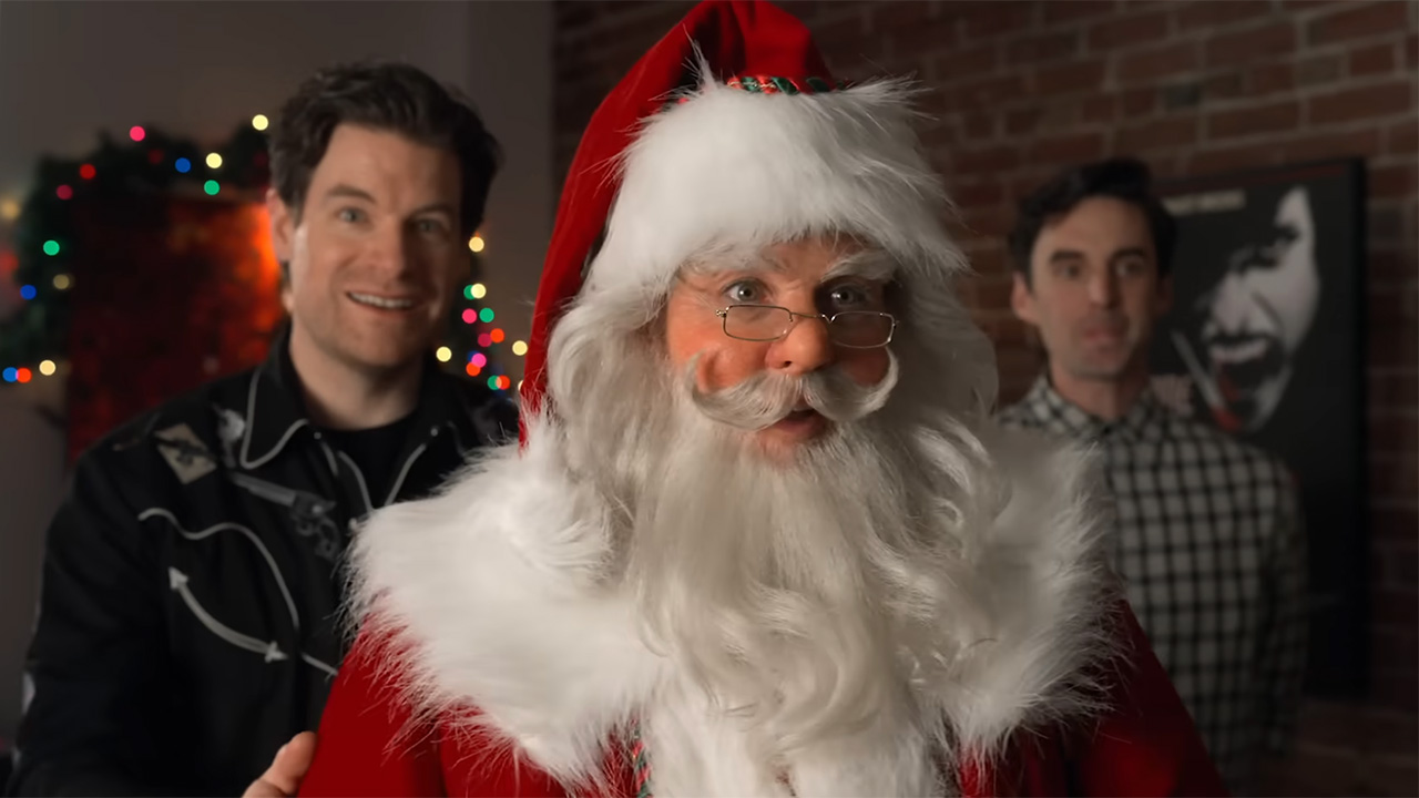 Alexandra Breckenridge goes full Chad Powers and dresses as Santa in My Secret Santa.