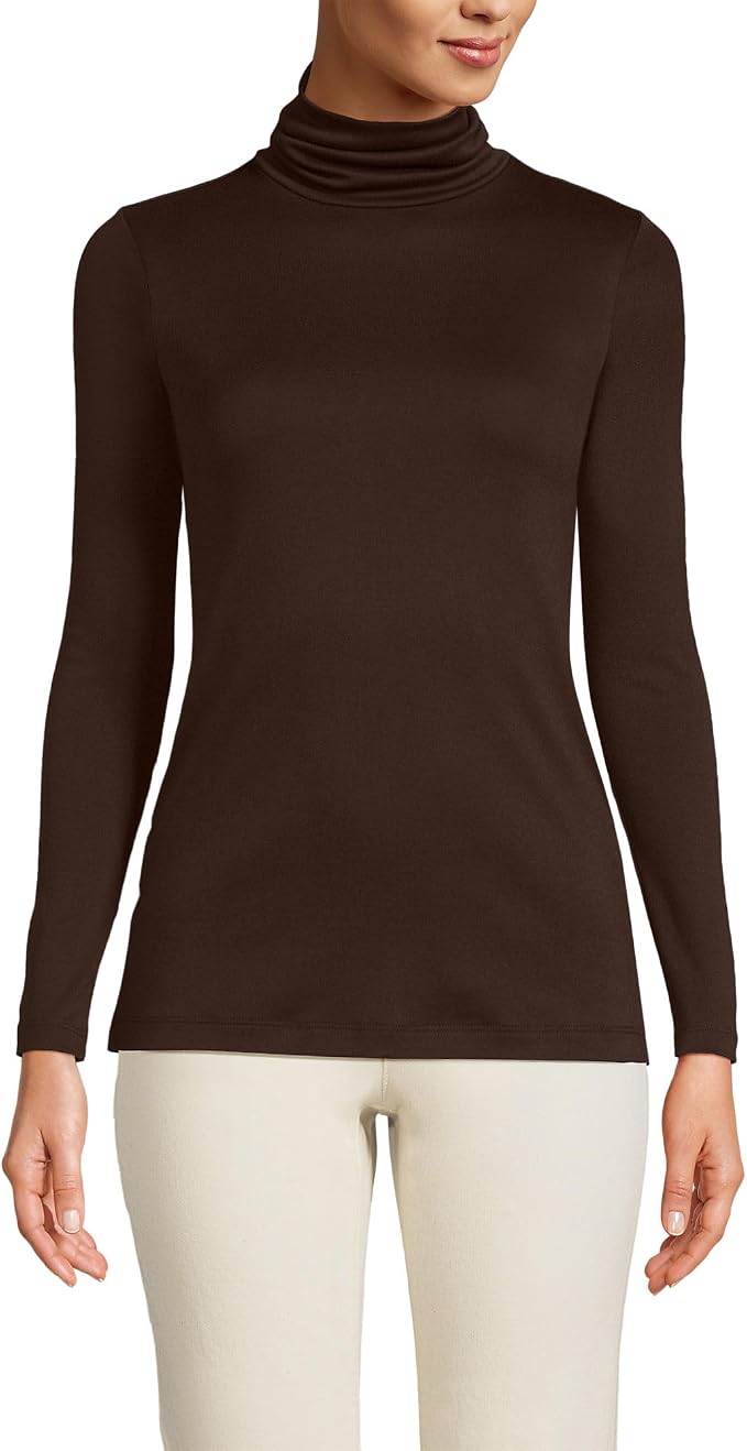 Lands' End, Women's Supima Cotton Turtleneck (Was $49.95)