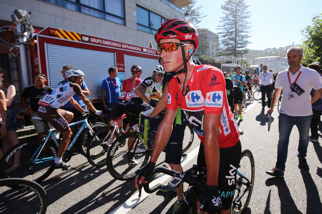 Peter Kennaugh (Team Sky) after the stage finish