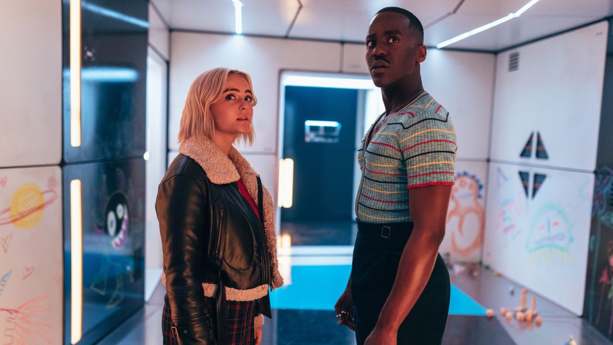 Millie Gibson and Ncuti Gatwa in Doctor Who