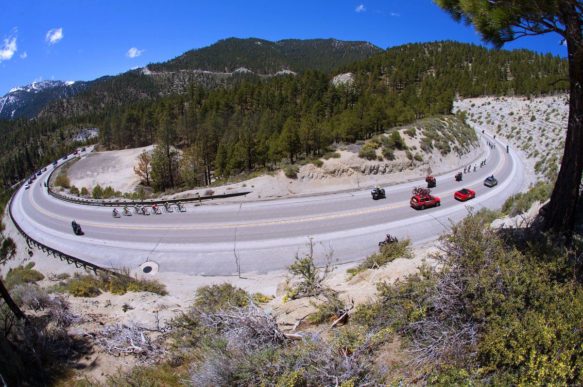 Big wide roads for the peloton today