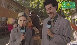 Borat Subsequent Moviefilm Tutar and Borat reporting together