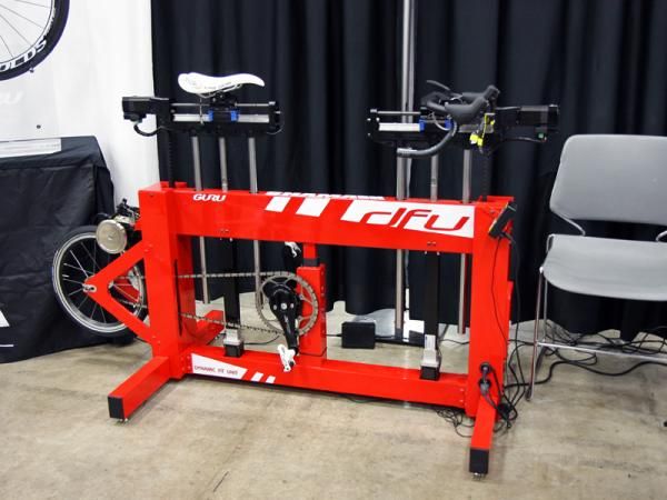 Guru's new Dynamic Fit Cycle can adjust the rider's position while they're riding - and the integrated Computrainer measures power output throughout so changes can be instantly evaluated for performance, too.