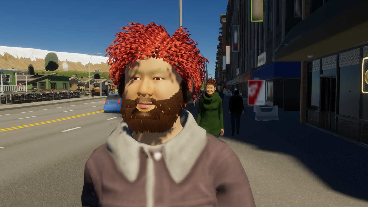Citizen in a modern city