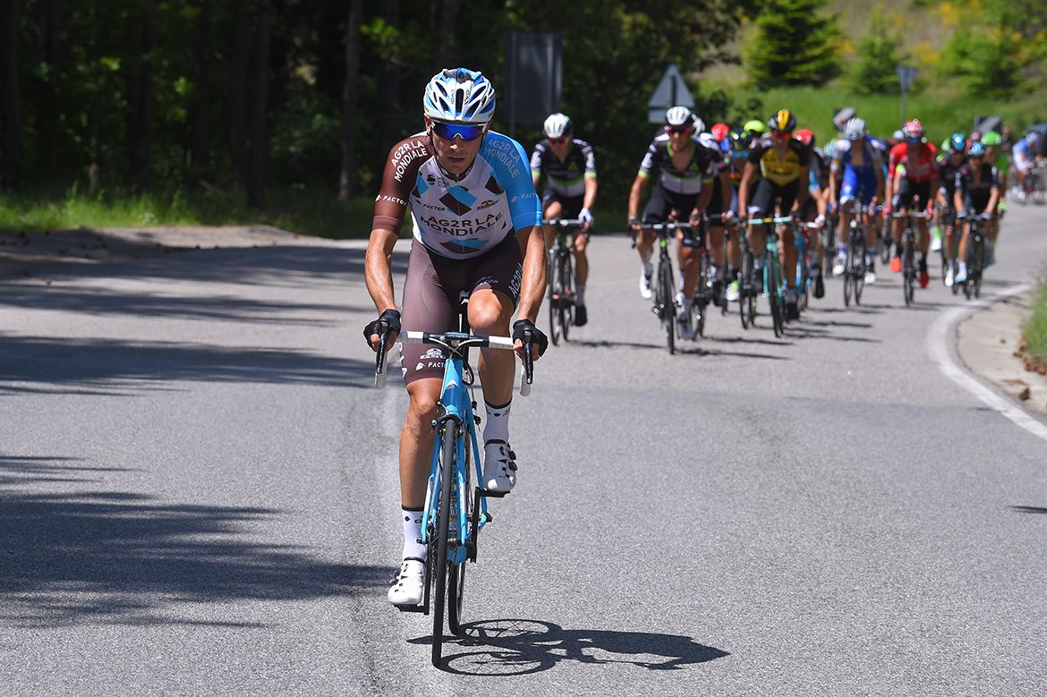 Matteo Montaguti at the Giro d'Italia