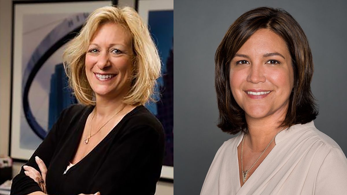 Meredith Corp. has named Deborah Collura (left) VP and general manager of its Atlanta Duopoly and Corey Hanson (right) VP and GM of the company&#039;s WALA-TV.