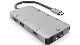 Product shot of the EZQuest USB-C 8 Port Hub, one of the best USB-C hubs