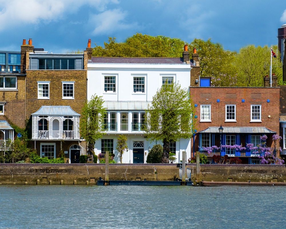 Grade II listed London home with its own pier on the River Thames for