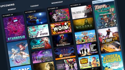 Steam's Personal Calendar view