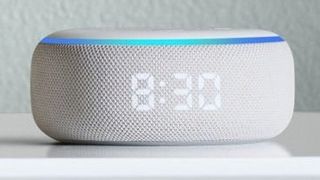 Pictured: Echo Dot with Clock.