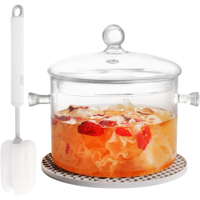 Clear Glass Pot Set for Cooking On Stove |Was
$20.99