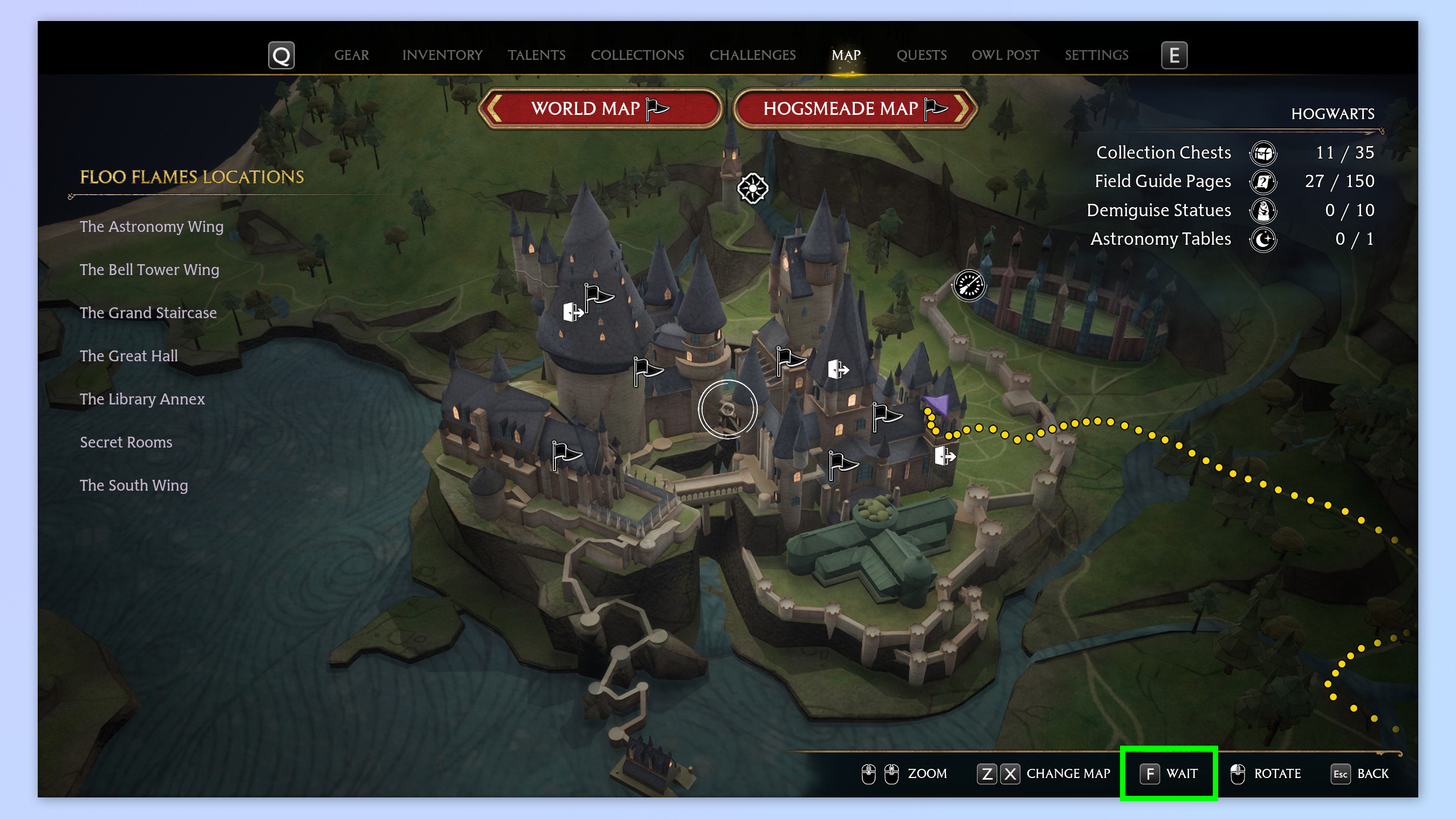 Скриншот из Hogwarts Legacy на ПК