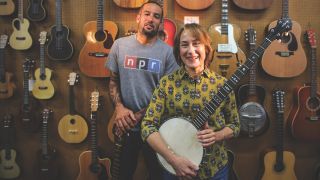 Ben (left) and Ellen Harper, pictured at their family-owned Folk Music Center on June 5, 2014