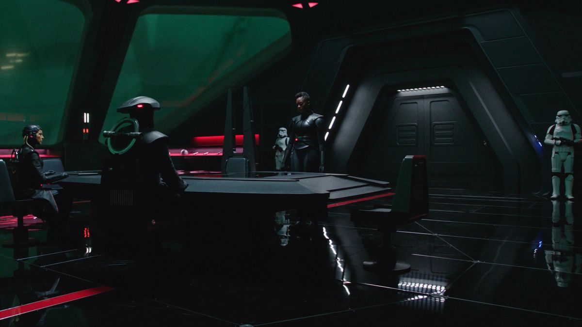 Empire soldiers meeting in Obi-Wan Kenobi